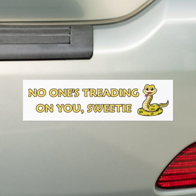 personne ne vous traîne, chéri Sticker (En voiture)