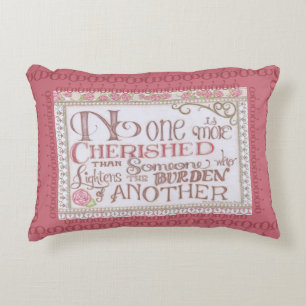 Personne n'est plus cher Coussin d'accent