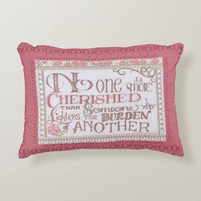 Personne n'est plus cher Coussin d'accent (Devant)