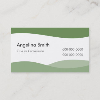 Personnel Carte de visite ondes d'eau E1G