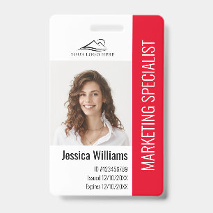 Personnel d'entreprise personnalisé Badge d'identi