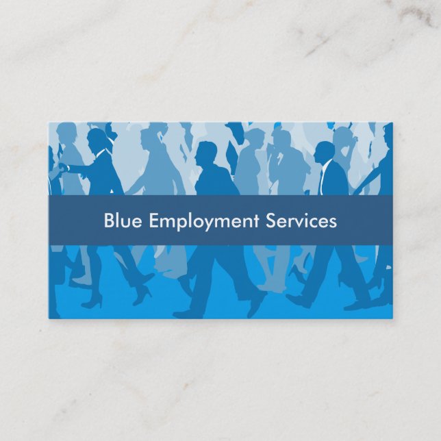 Personnel des cartes d'entreprise de services (Devant)