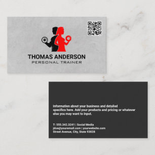 Personnes Poids de levage   Carte de visite de cod