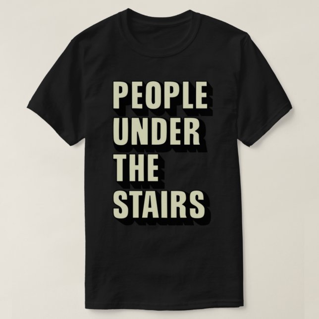 personnes sous les escaliers Essential T-Shirt (Design devant)