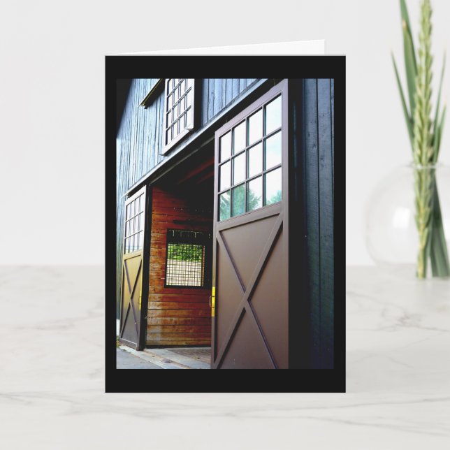 Perspektive der Barenttür Dankeskarte (Vorderseite)