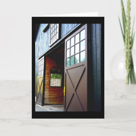 Perspektive der Barenttür Dankeskarte