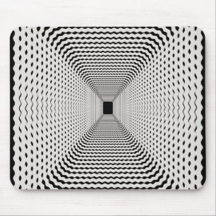 Perspektive der gefährlichen Wave Border Mousepad