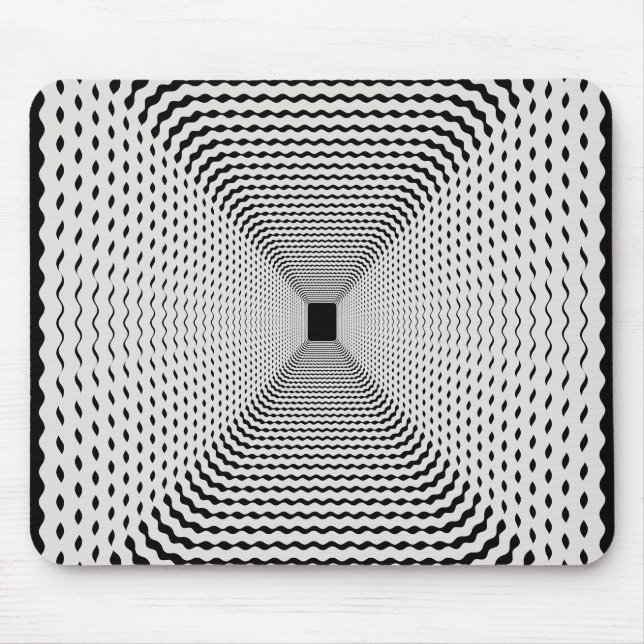 Perspektive der gefährlichen Wave Border Mousepad (Vorne)