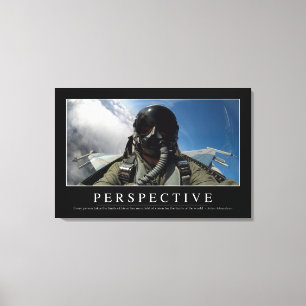 Perspektive: Inspirierend Zitat 2 Leinwanddruck