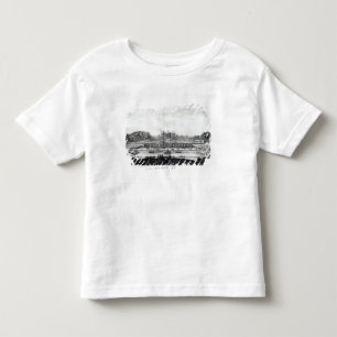 Perspektiven-Ansicht des Garten fa�ade Kleinkind T-shirt