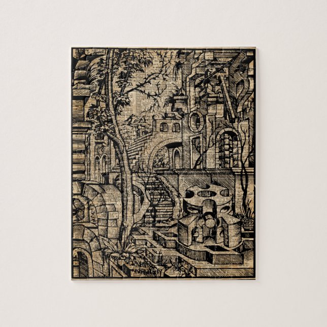 Perspektiven-Illusions-Grieche Stret (Vertikal)