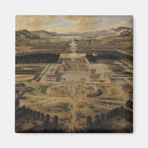 Perspektivenansicht des Chateaus Magnet