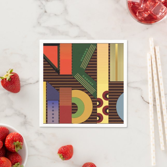 Perspektivpapier Napkins Serviette (Beispiel)