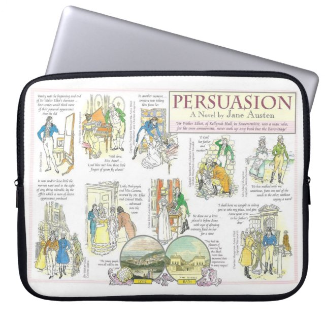 Persuasion Laptopschutzhülle (Vorderseite)