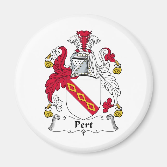 Pert Familienwappen Magnet (Vorne)