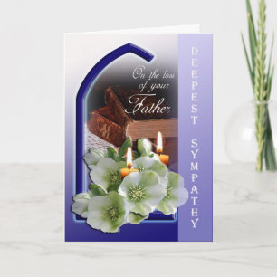 Perte de père - avec carte de sympathie la plus pr