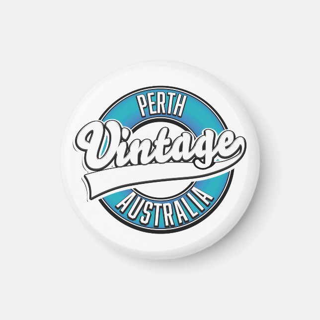 Perth Australia Vintages Logo Magnet (Vorne)