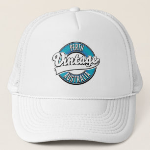 Perth Australia Vintages Logo Truckerkappe