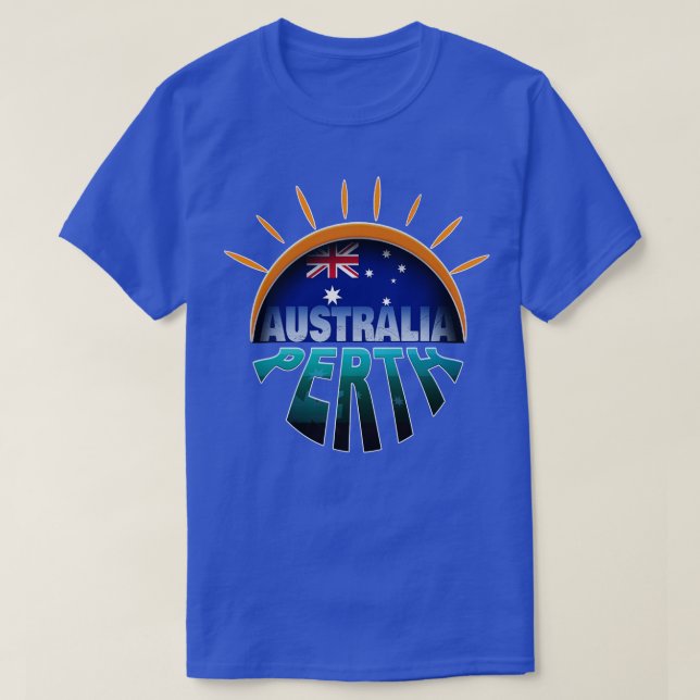 Perth Australia Willkommen in Fabulous Perth T-Shirt (Design vorne)