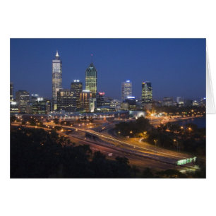 Perth, Australie. Vue sur le centre-ville de Perth