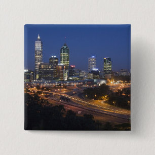 Perth, Australien. Aussicht auf die Innenstadt von Button