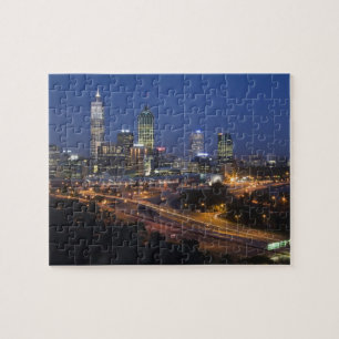 Perth, Australien. Blick auf die Innenstadt von Pe