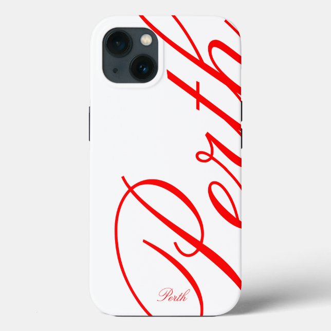 Perth - beau coque iphone (Verso)