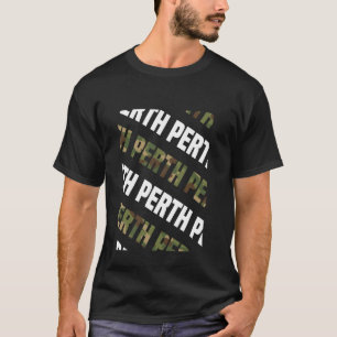 Perth Camouflage Pattern Green Camouflage T-Shirt