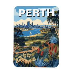 Perth Kings Park Reise Magnet