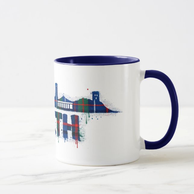 Perth Scotland Tartan Mug Scottish  Tasse (Rechts)