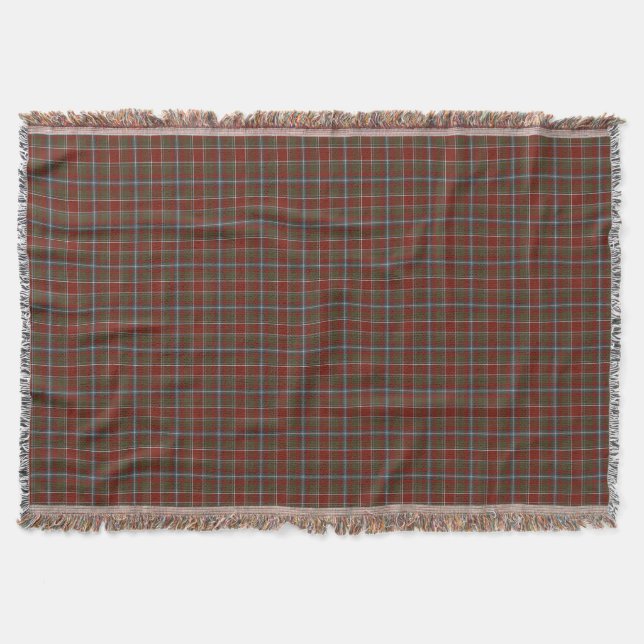 Perthshire Scotland District Weathered Tartan Decke (Vorderseite)