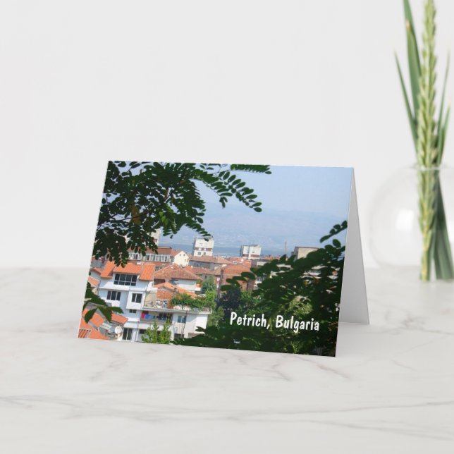 Pertich, carte de la Bulgarie (Devant)