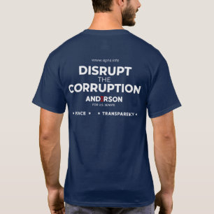 Perturber la corruption T-shirt à deux faces