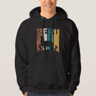 Peru-Alpaka-Design peruanisches Lama Hoodie