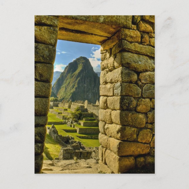 Peru, Andes, Andes Mountains, Machu Picchu, Postkarte (Vorderseite)