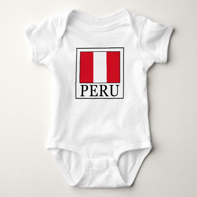 Peru Baby Strampler (Vorderseite)
