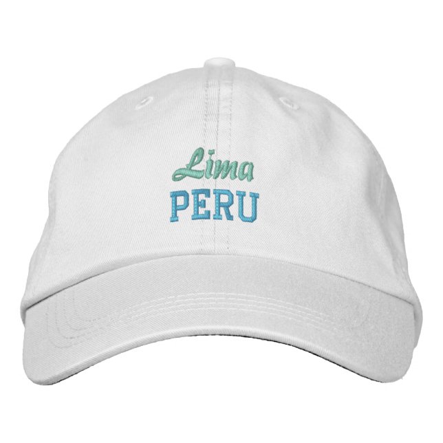 PERU BESTICKTE KAPPE (Vorderseite)
