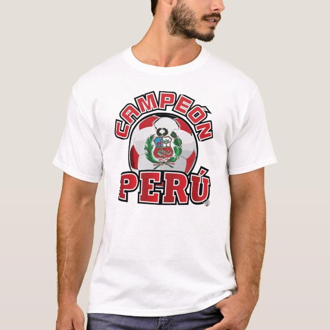 Peru Campeon - Aufkleber InKa1821 T-Shirt (Vorderseite)