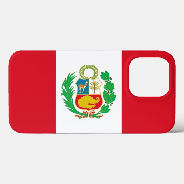 Peru Case-Mate iPhone Hülle (Rückseite (Horizontal))