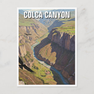 Peru Cólc Canyon Postkarte