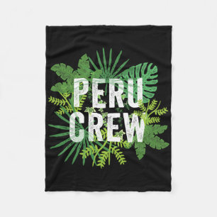 Peru Crew Beaches Rainforest Familienurlaub Fleecedecke