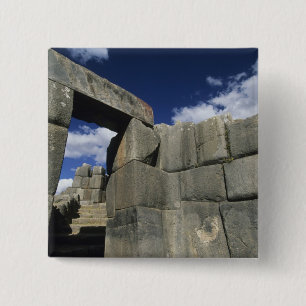 Peru, Cuzco, Sacsayhuaman-Festung, gutes Beispiel Button
