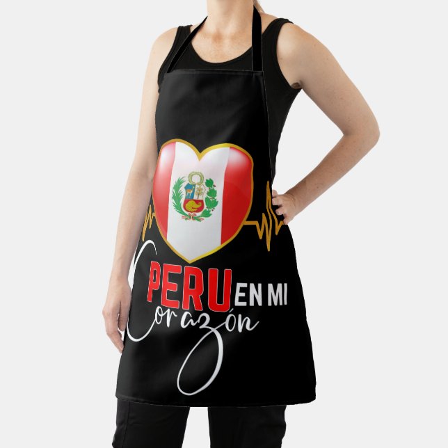 Peru en mi Corazon Peruvian Pride  Schürze (InSitu)