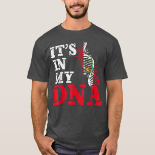 Peru Es liegt in meiner DNA Peruanische Flagge Per T-Shirt