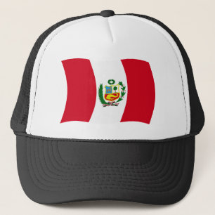 Peru Flag Hat Truckerkappe