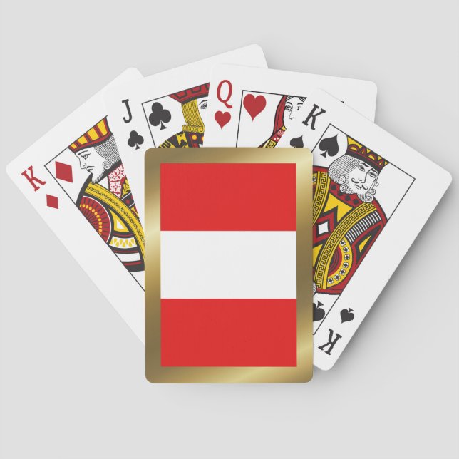 Peru Flag Spielkarten (Rückseite)