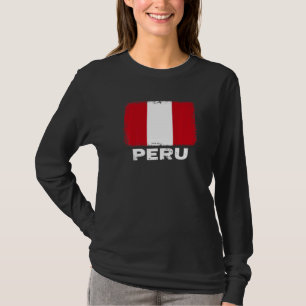 Peru Flag Unterstützung peruanischen Menschen Frau T-Shirt