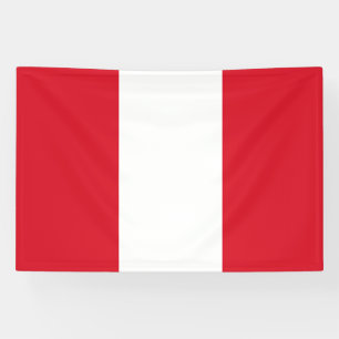 Peru-Flagge Banner