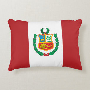Peru-Flagge Dekokissen