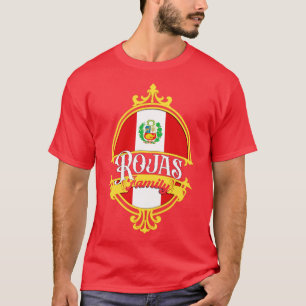 Peru-Flagge der Rojas-Familie T-Shirt